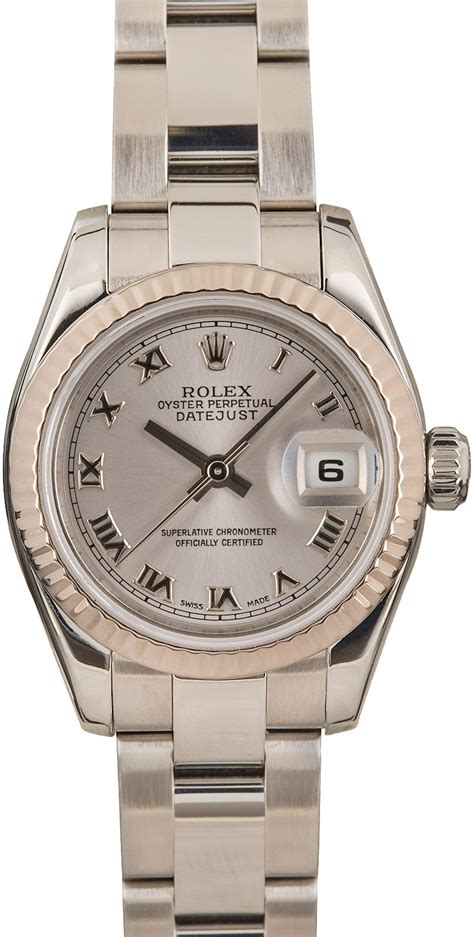 buy pre owned rolex ladies stainless steel diamond markers|used rolex datejust 179174.